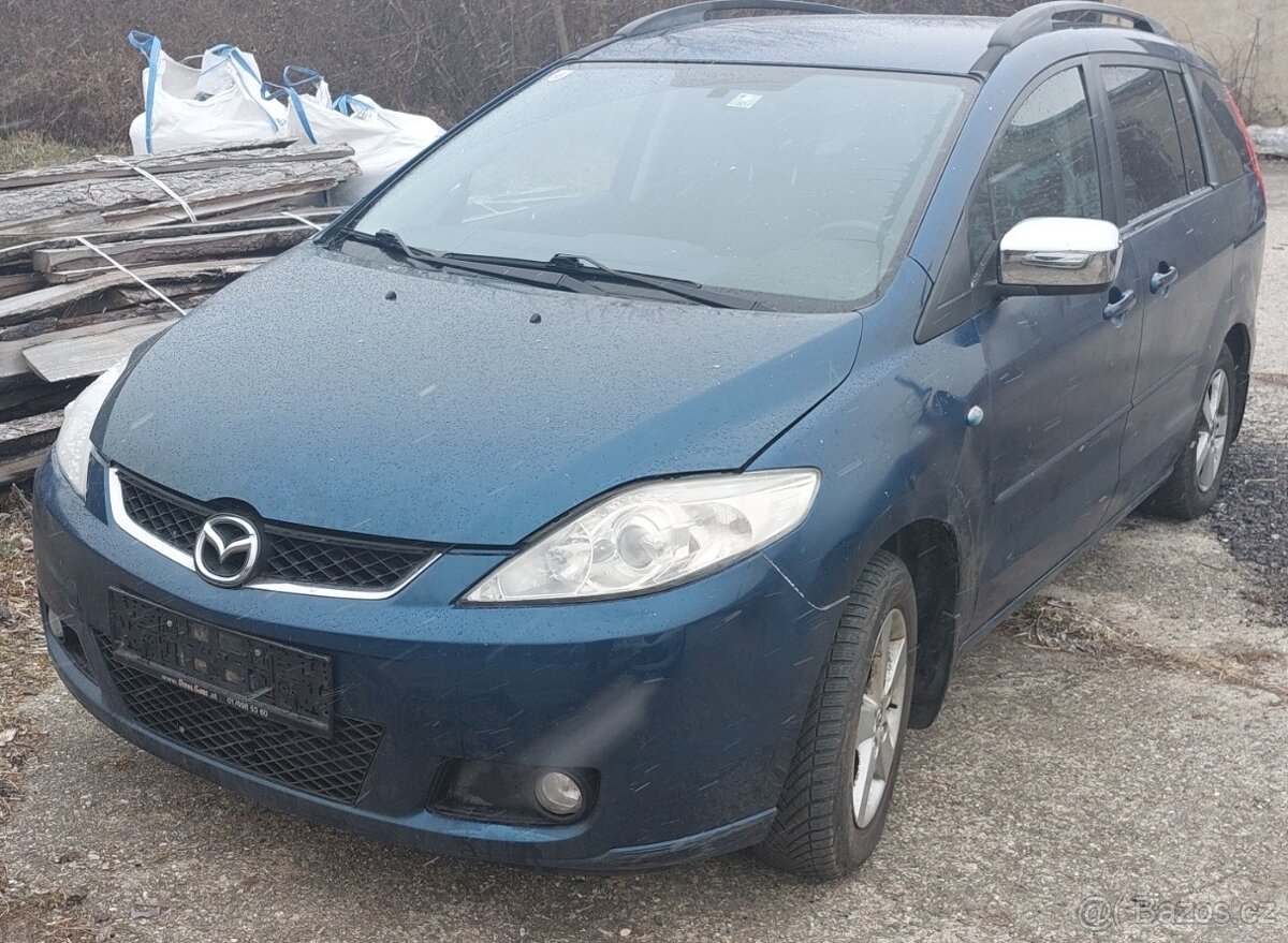 Mazda 5 2.0D, 81 kW, tažné, 223000 km