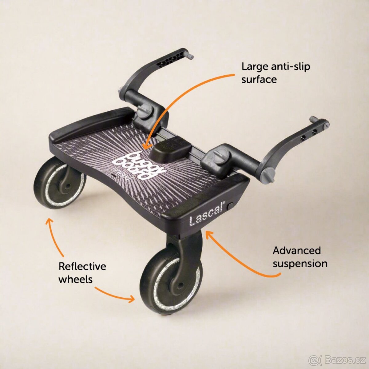 LASCAL Buggy Board Maxi černý