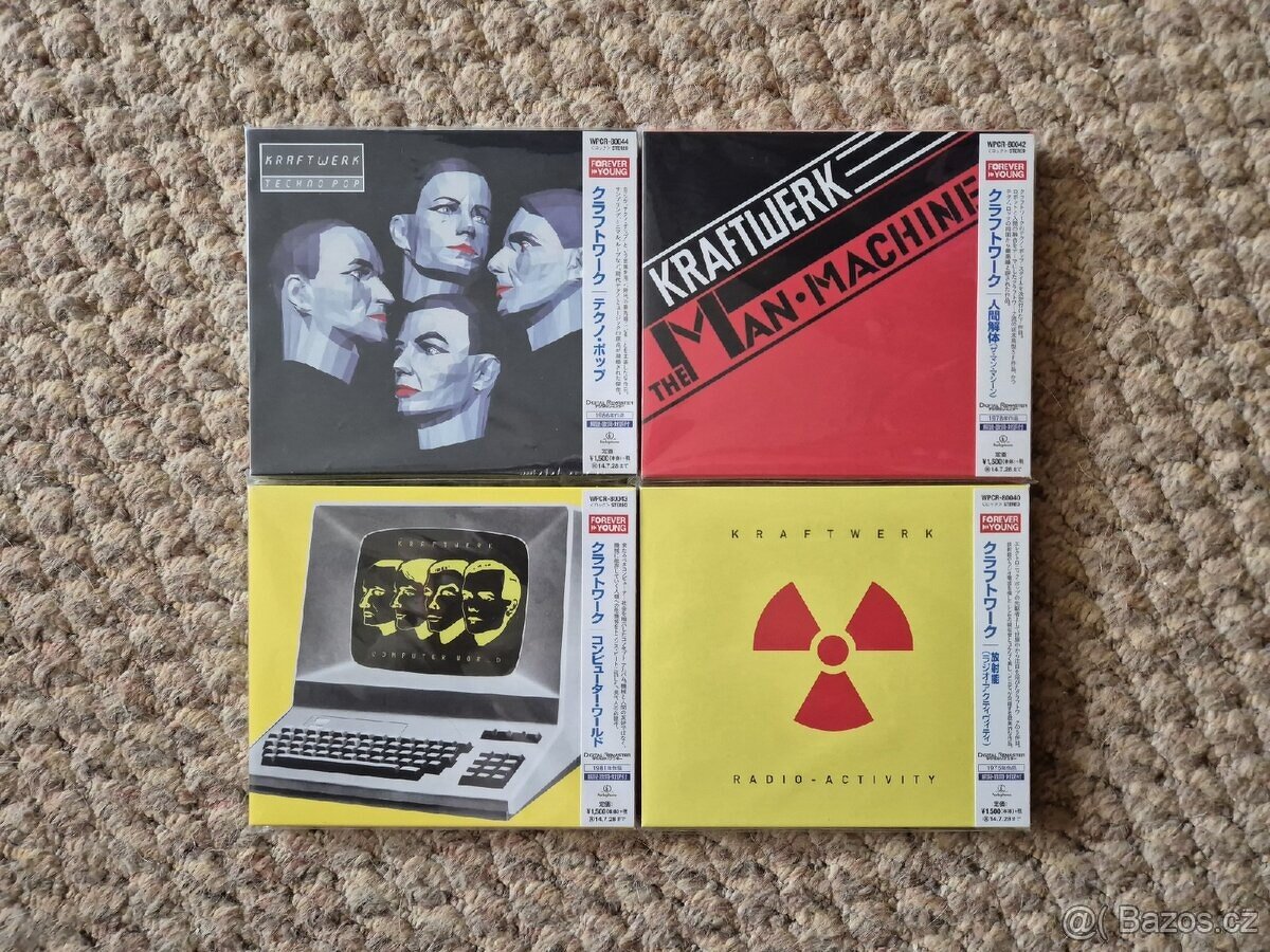 Kraftwerk 4 CD - Reedice 2014 - Made in Japan.