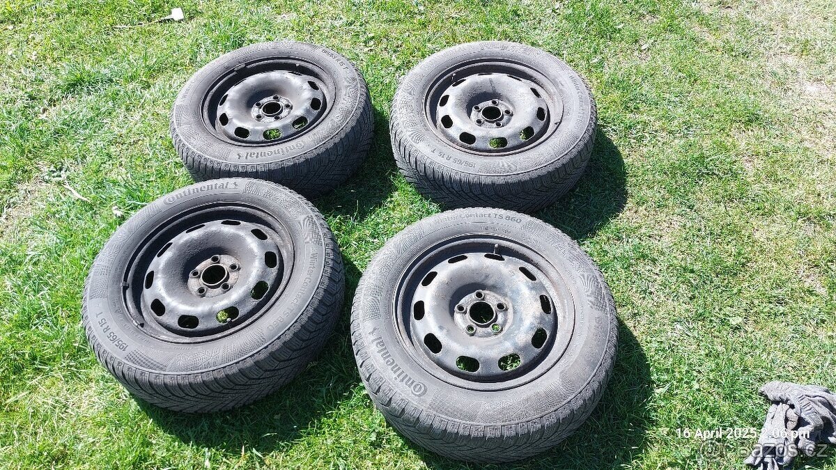 Plechové Kola 5x100 195/65/15 Dot(2020)