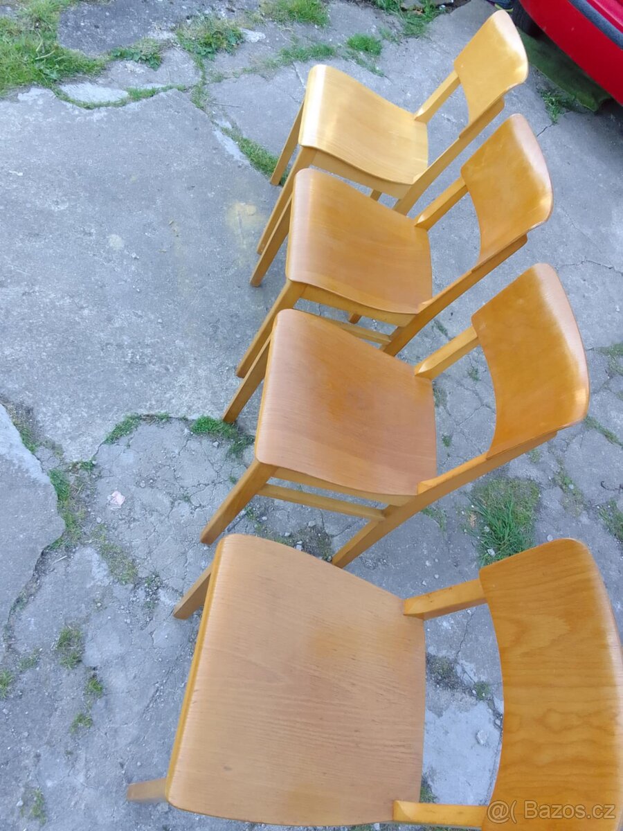 Retro židle 4 ks