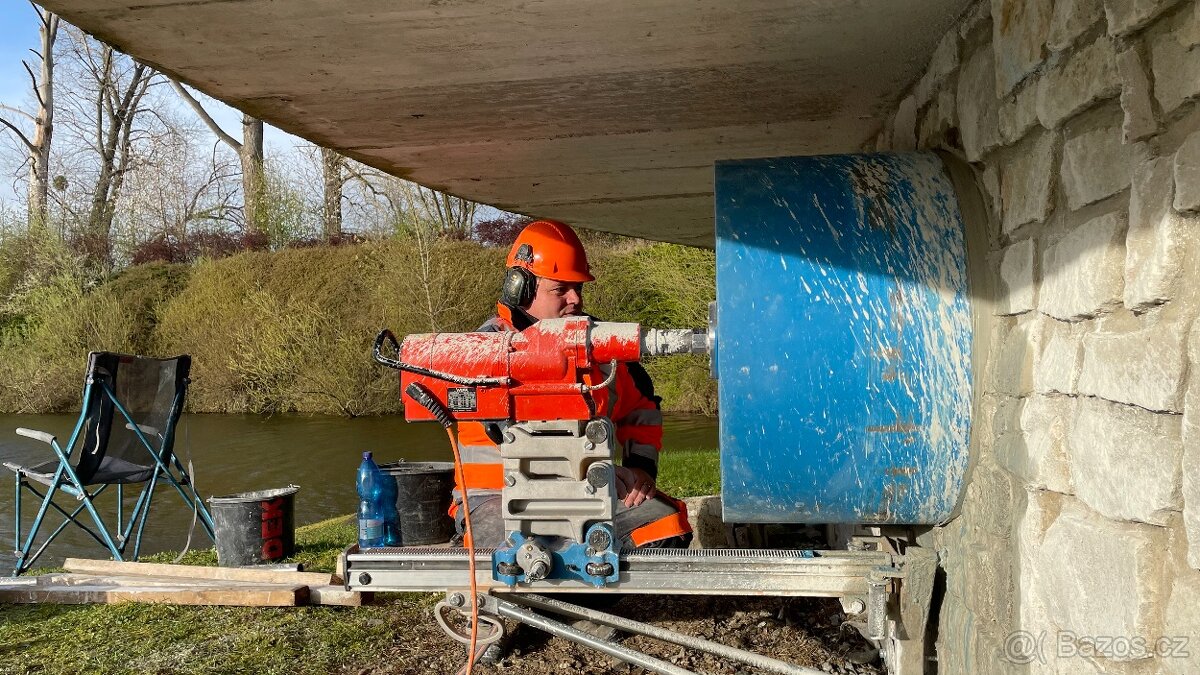 Jádrové vrtání a řezání betonu