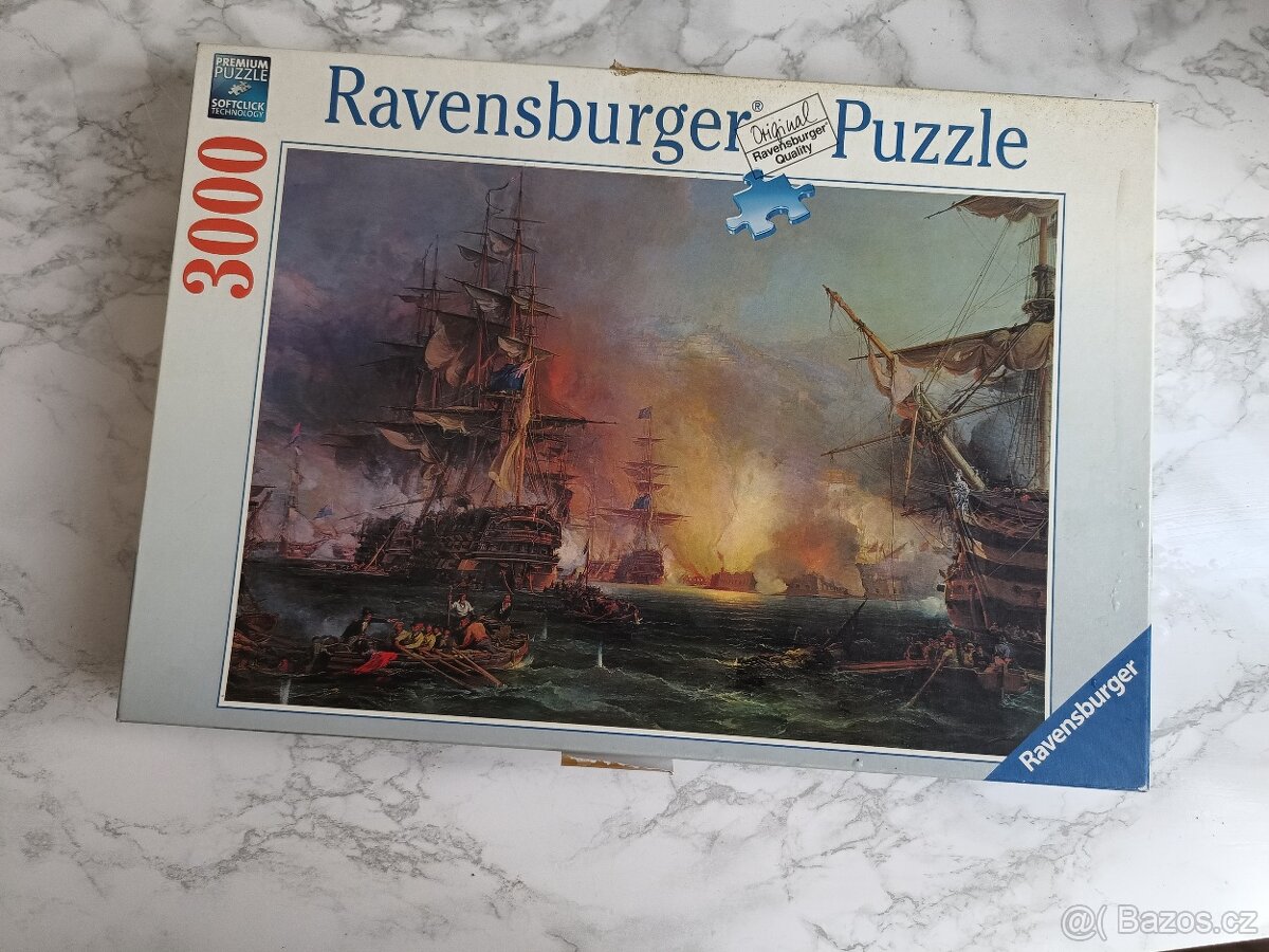 Ravensburger puzzle 3000 - Bitevní loď
