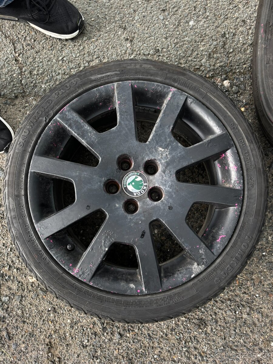 Alu kola 5x100 R16 Spider Škoda Fabia RS
