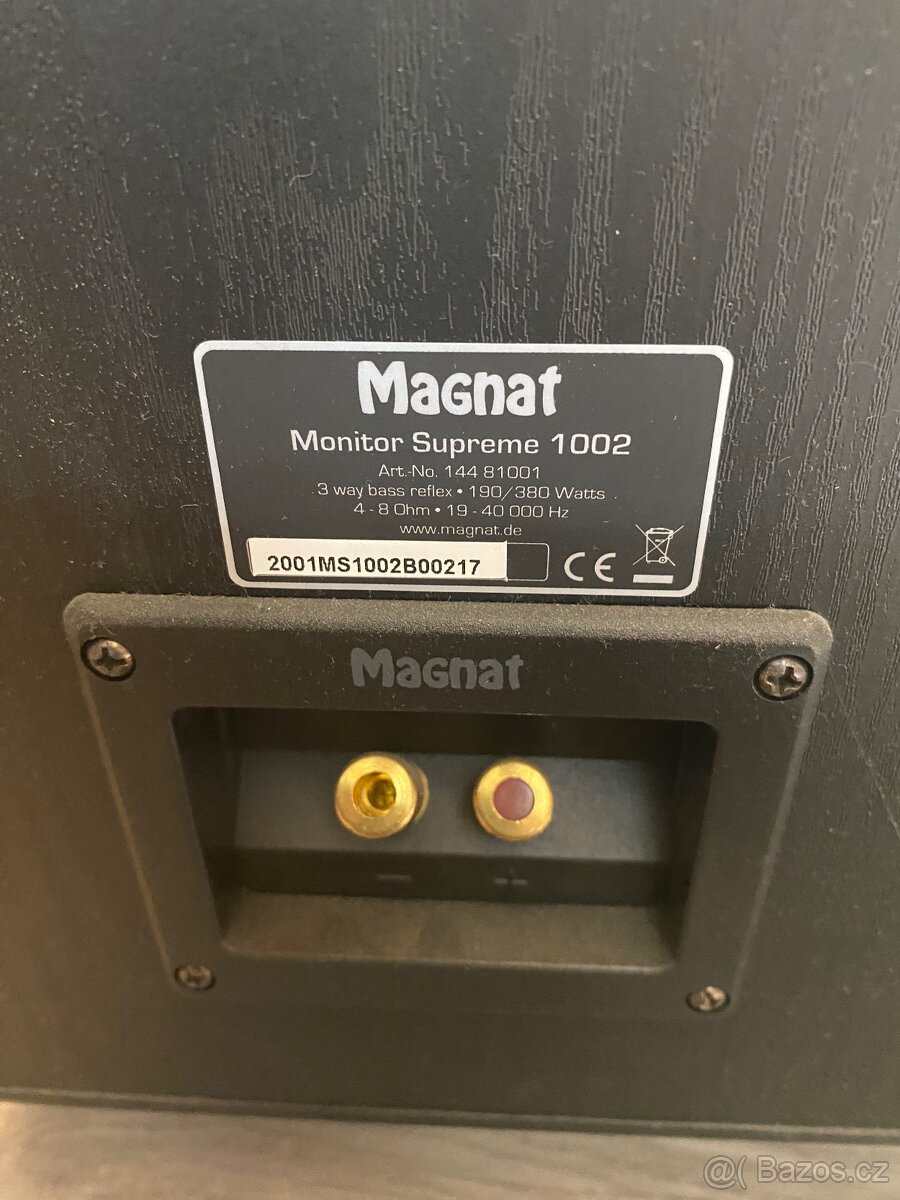 Ani jednou nehrané reproduktory magnát supreme 1002