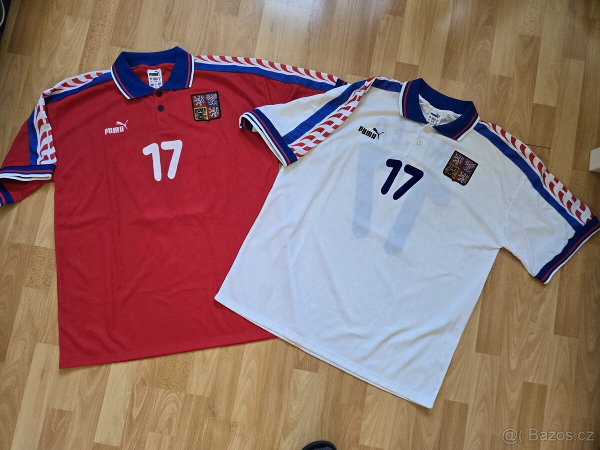 Czech Republic dres Puma 17 Smicer XL 96/97