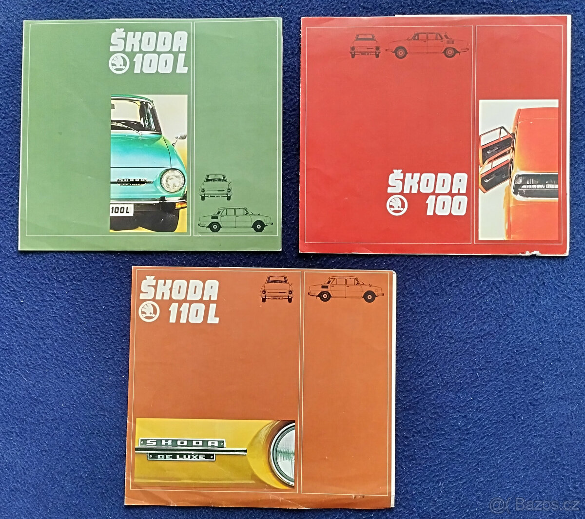 ŠKODA 110 L - 100 L - 100 - DOBOVÉ PROSPEKTY