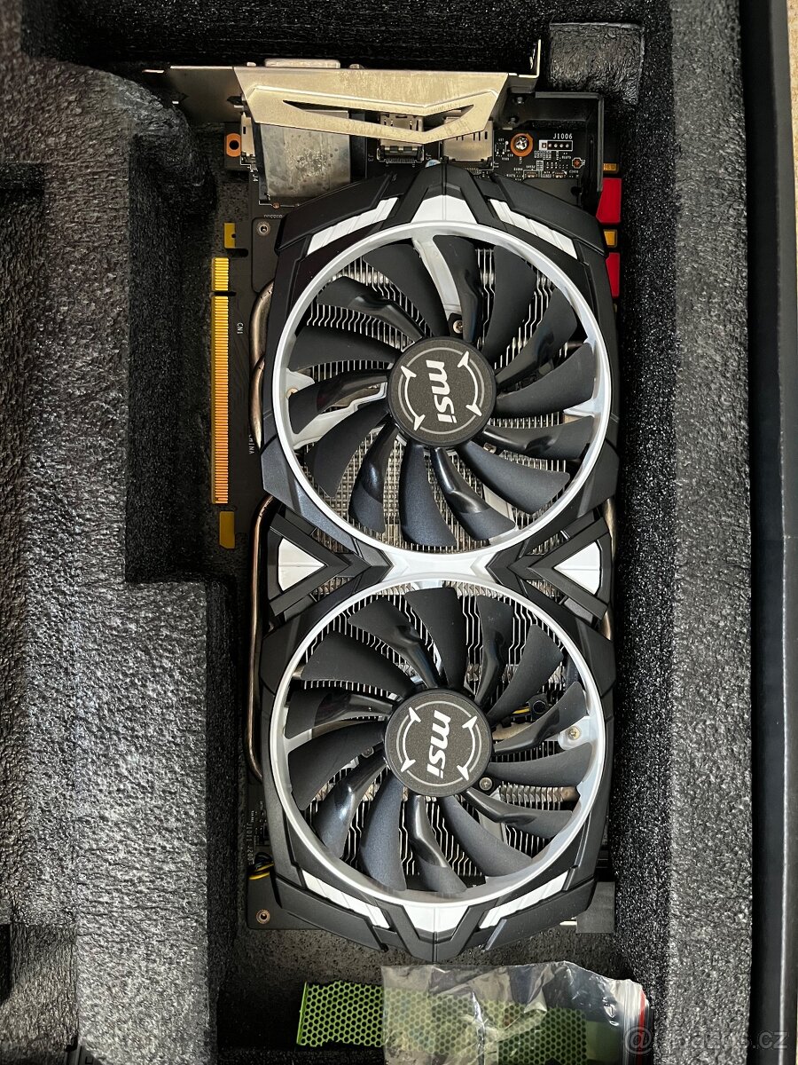 GPU MSI 1070 Armor 8Gb a zdroj 500W