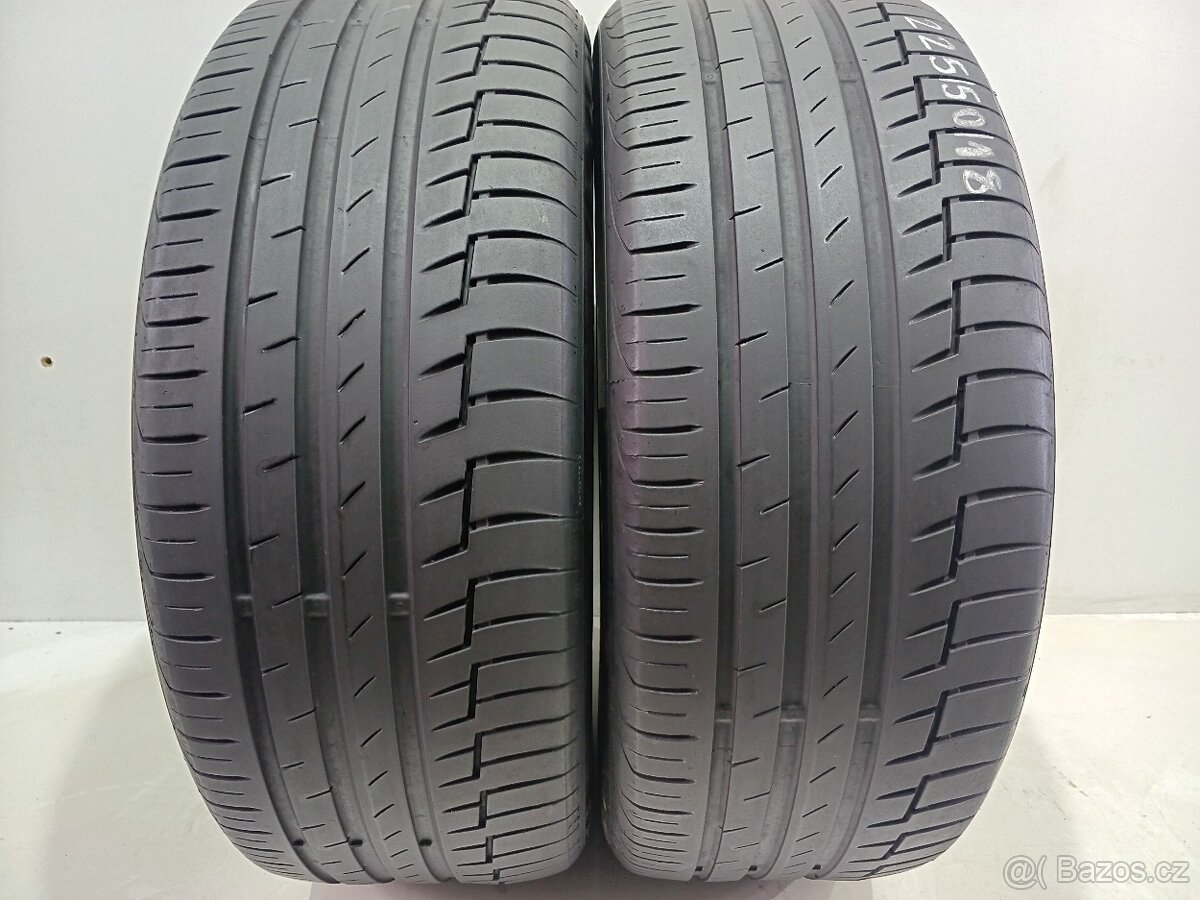 2ks letní pneu 225/50/18 Continental