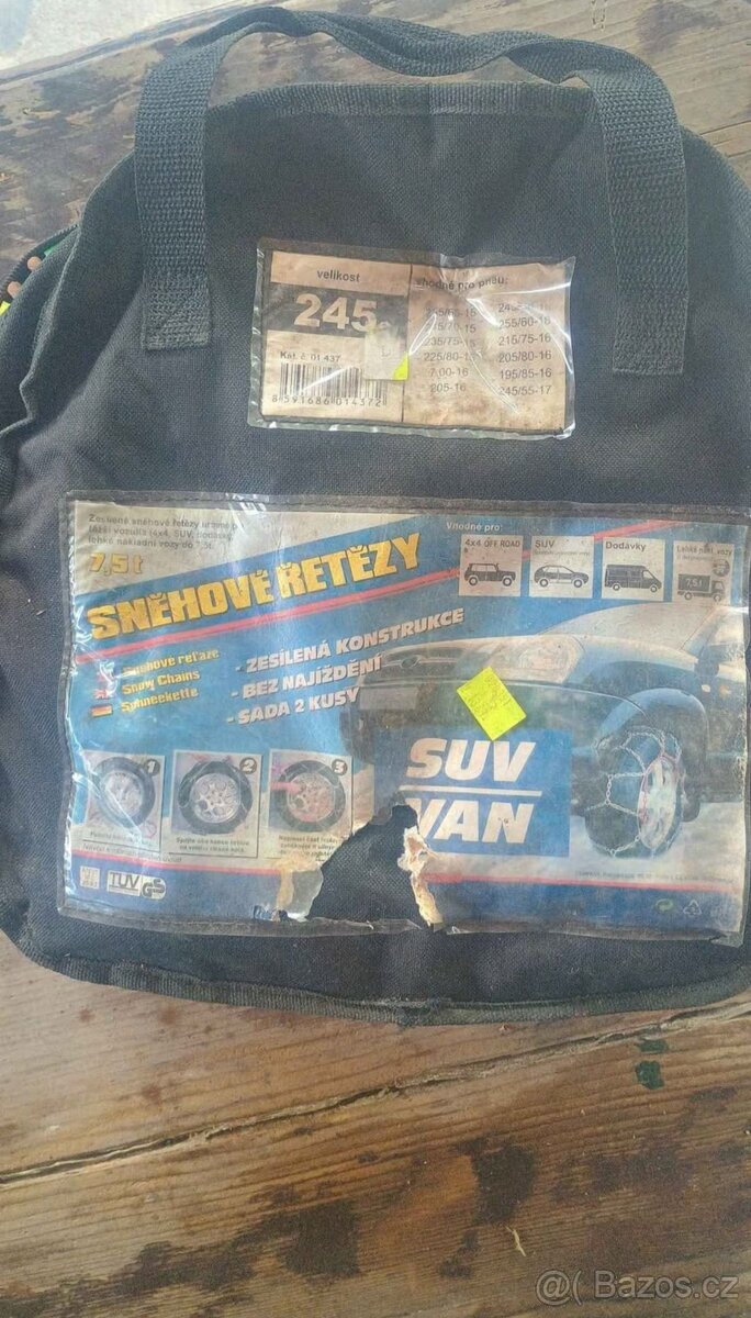 zasílené sněhové řetězy pro SUV a dodávky do 7,5t