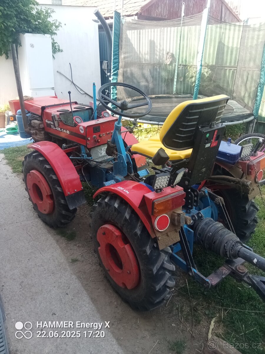 Predám malotraktor tz4k14 mt8