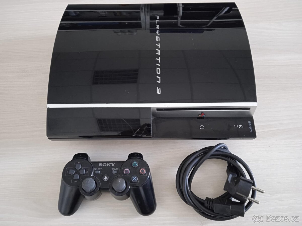 Playstation 3 Fat 80gb s originál ovladačem plně funkční