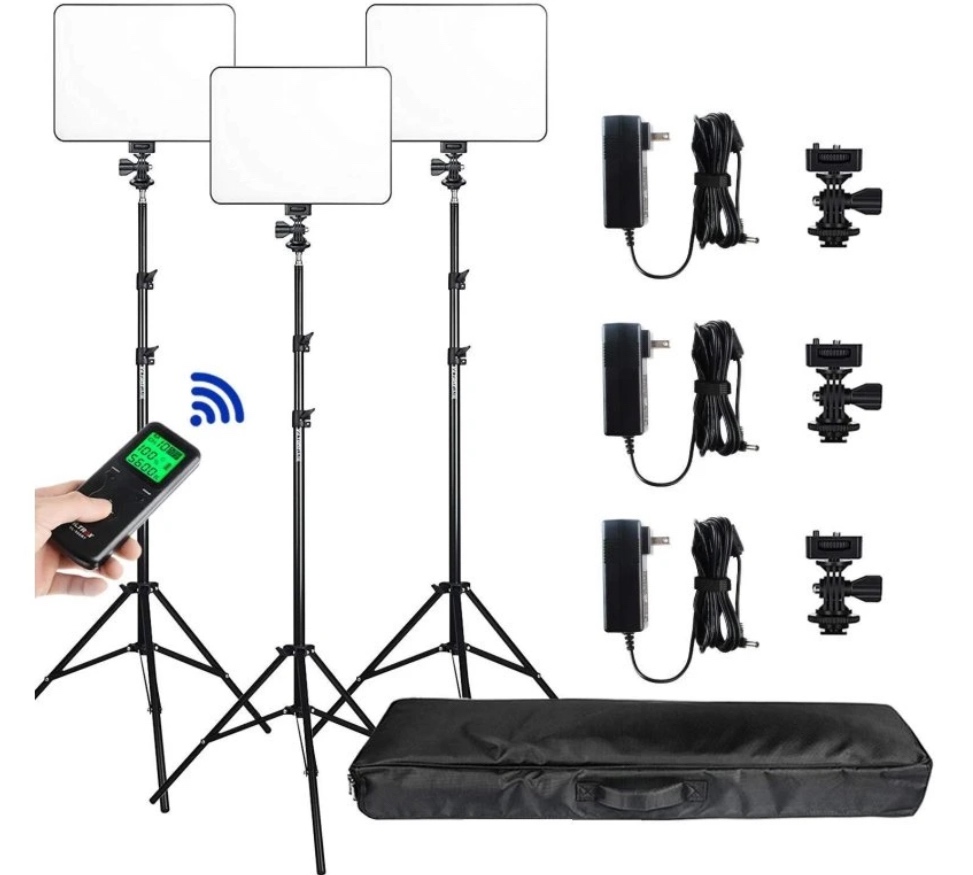 profesionální LED osvětlení Viltrox VL-200T – set 3 kusů.