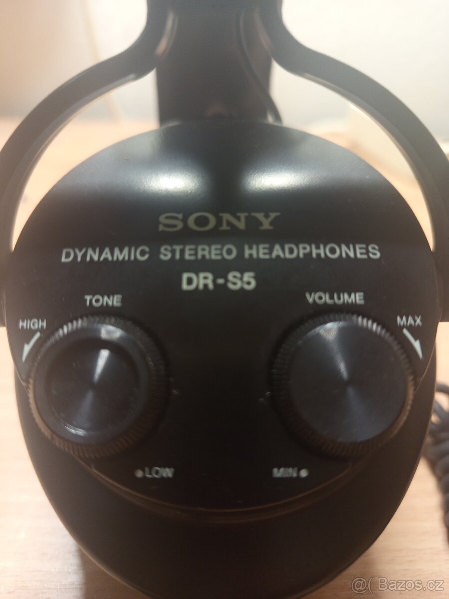 Vintage sluchátka SONY DR-S5 (1979) - Made in Japan