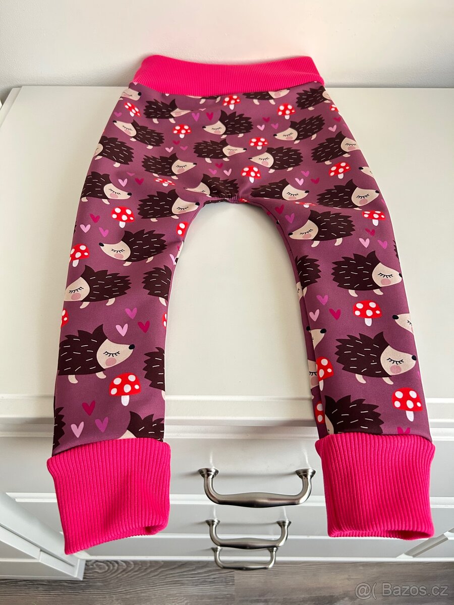 Dívčí softsheelove kalhoty
