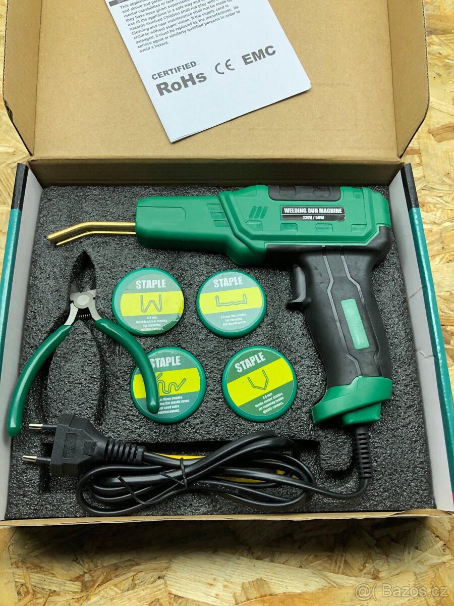 Svářečka na plasty + sponky