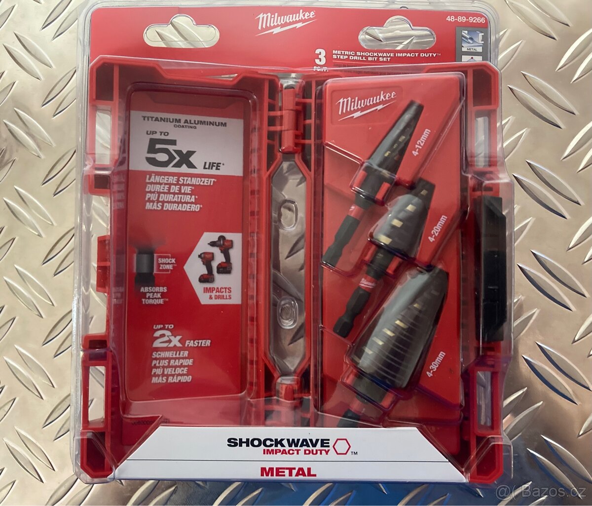 MILWAUKEE SADA STUPŇOVITÝCH VRTÁKŮ SHOCKWAVE 3 KS 48899266