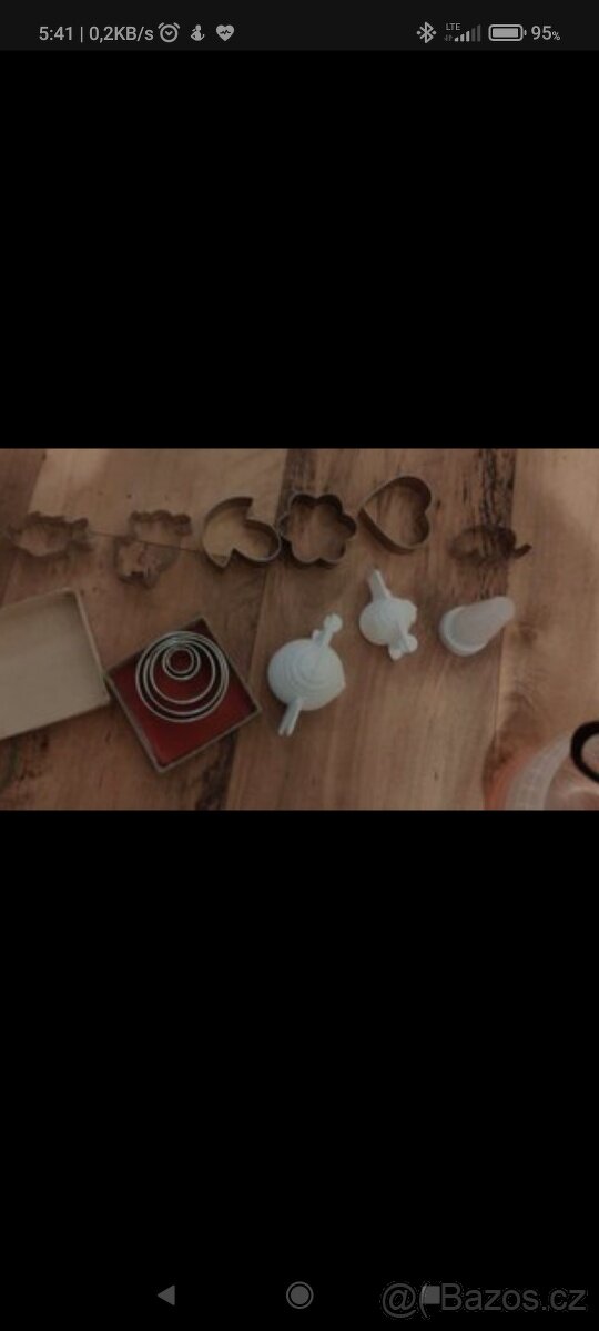 Vánoční vykrajovátka na cukroví včetně úlků