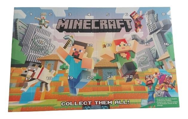 Adventní kalendář - Minecraft, samé figurky.