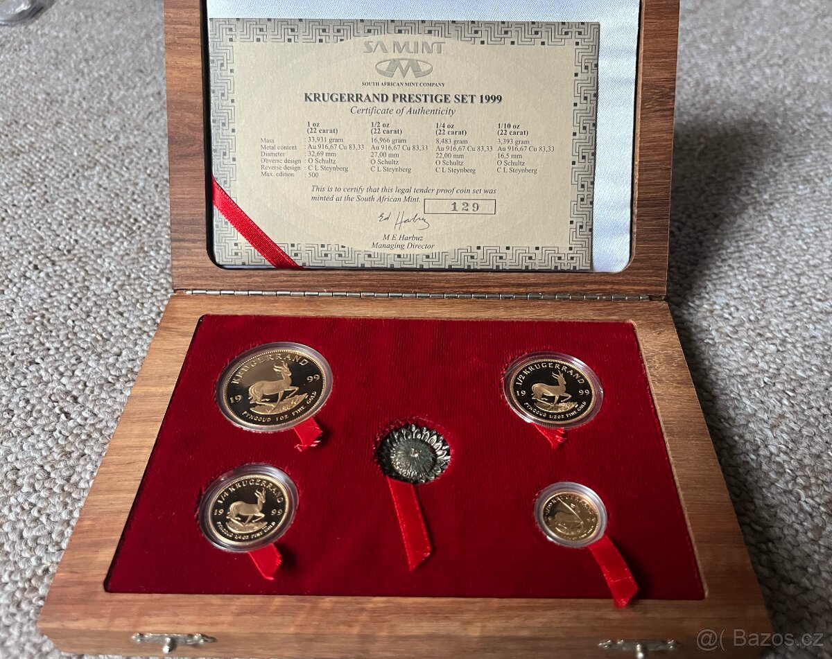 Krugerrand Prestige Set 1999 od South African Mint (SAM)