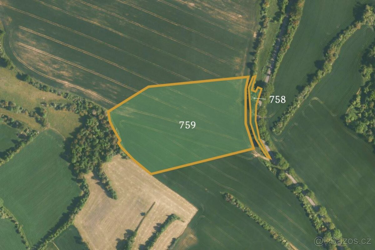 Zemědělská půda, prodej, Chodeč, Vysoká, Mělník