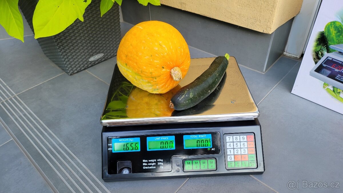 Digitální stolní váha ACS do 40 kg dílek 2g, počítání cen