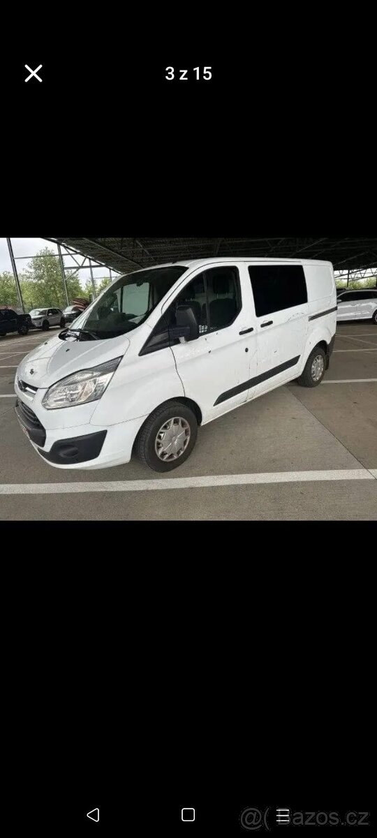 FORD TRANSIT CUSTOM 2.0 TDCI ROK 2016 120000KM