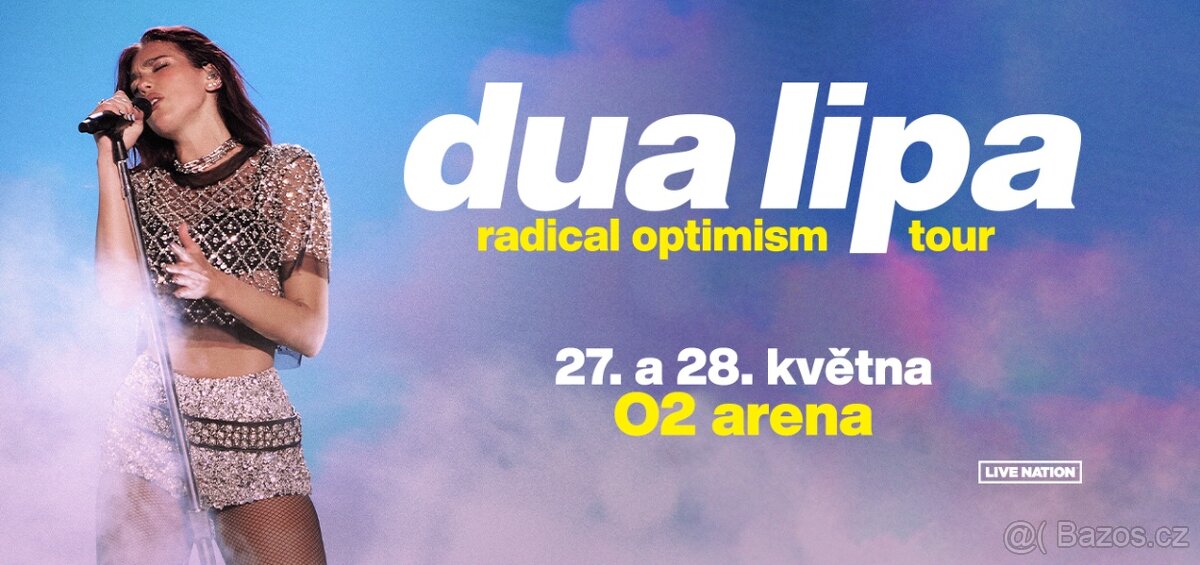 Dua Lipa - Radical optimism tour, Praha O2 Arena