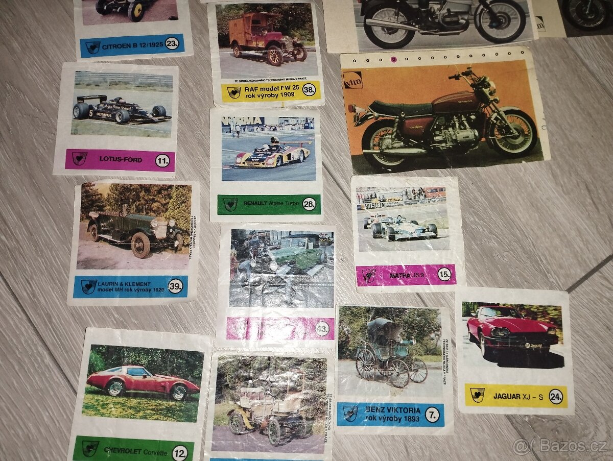 Prodám obaly od žvýkaček