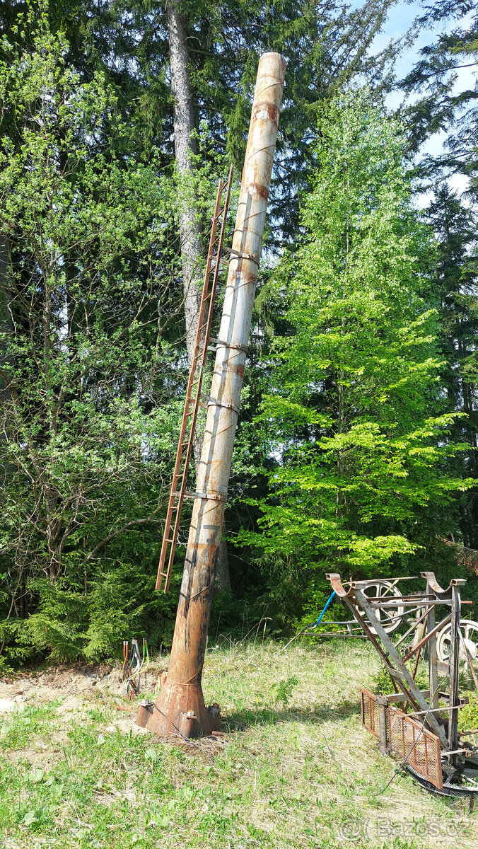 Prodám ocelové sloupy průměr 325mm a 530mm
