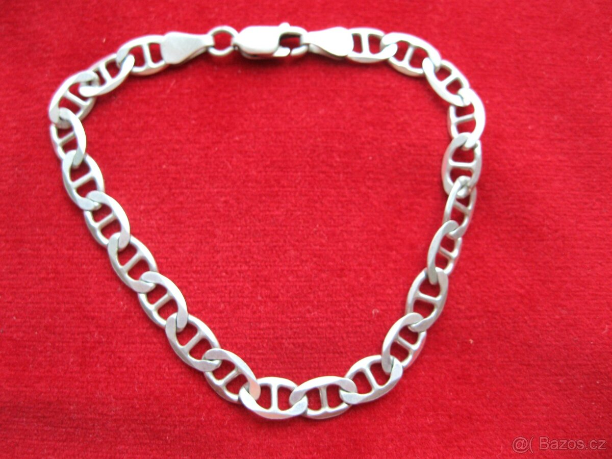 STŘÍBRNÝ Náramek na ruku 925/1000