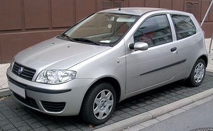 Čelní sklo na Fiat Punto II r.v. 99-07