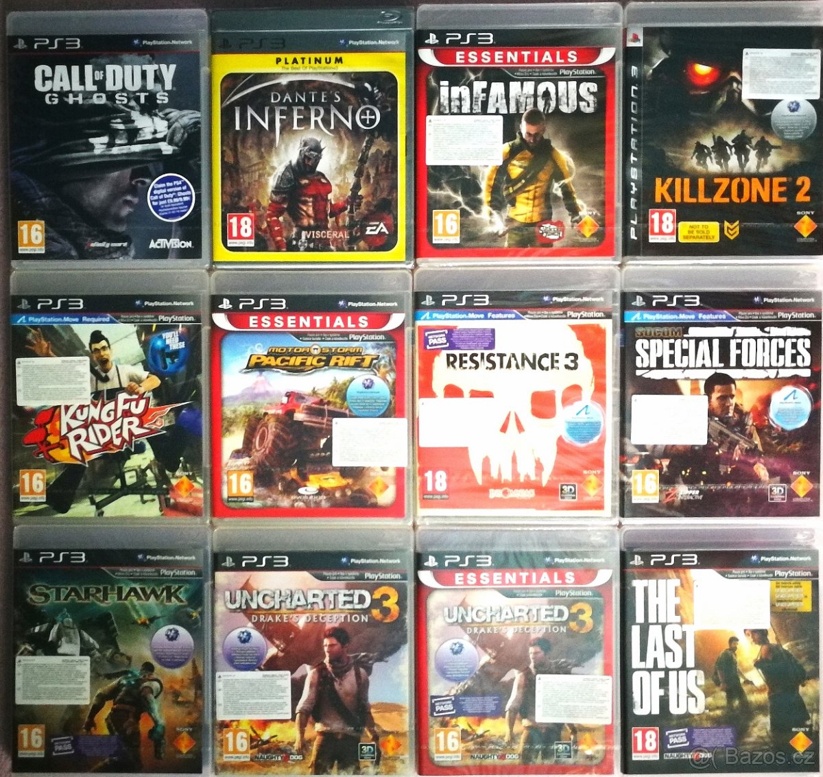 Hry pro Playstation 3 originál nové ve folii