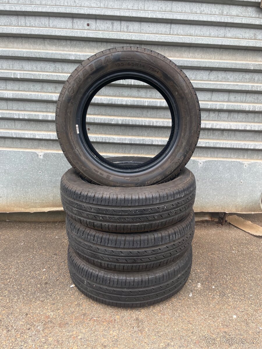 Nové letní pneu 155/65 R14 / DOT 21 - cena za sadu