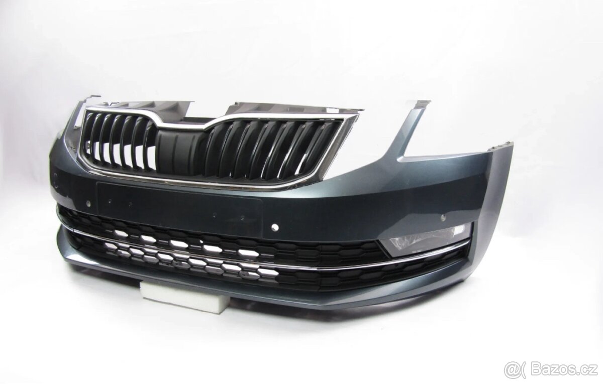 Přední nárazník Škoda Octavia 3 facelift kompletní