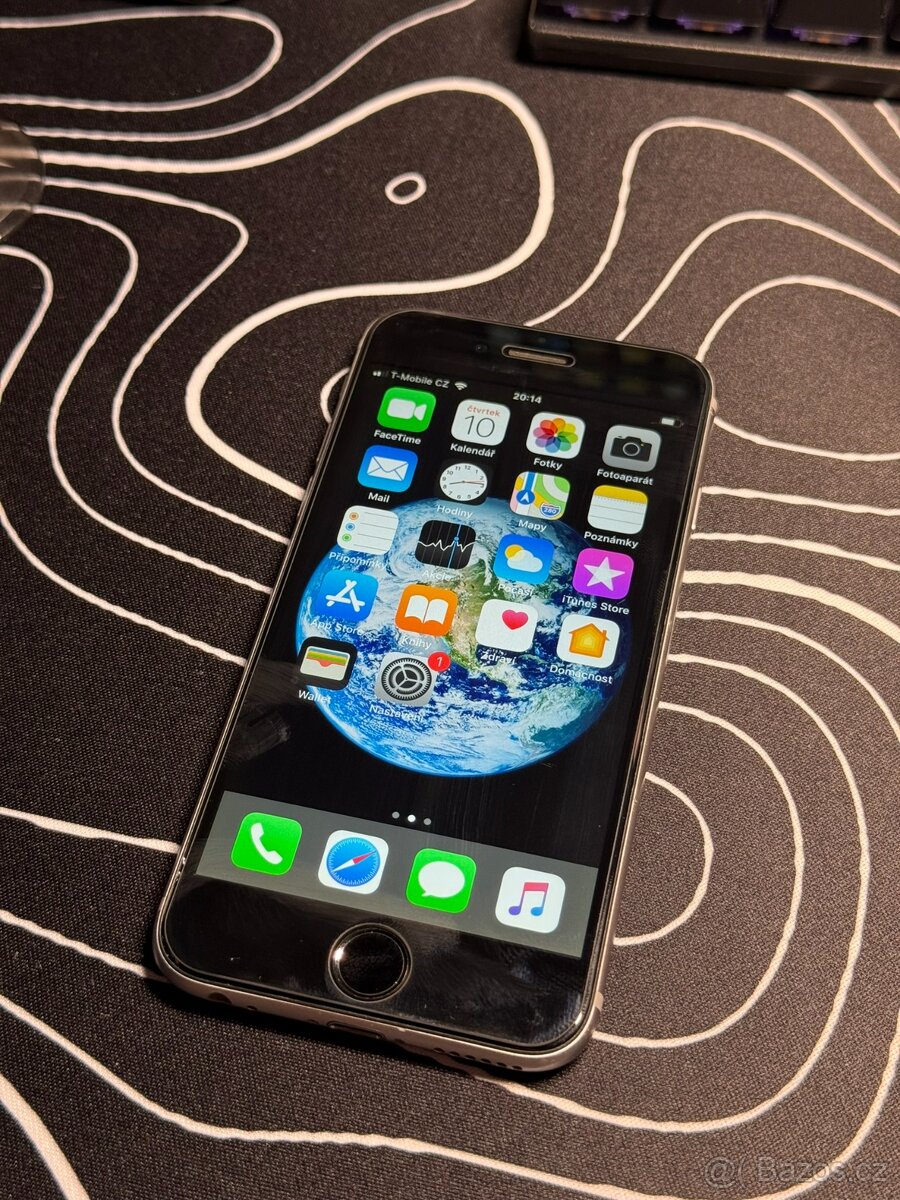 iPhone 6, 16 GB, šedo/černá