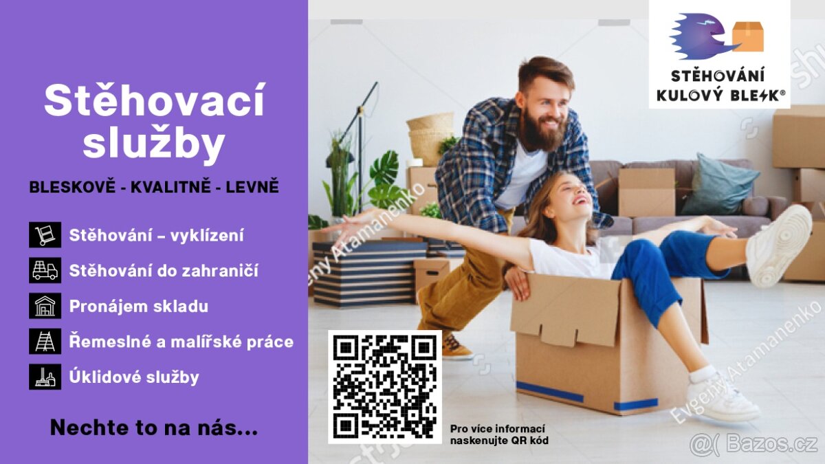 Řidič/ Stěhovák řp.B výhoda E