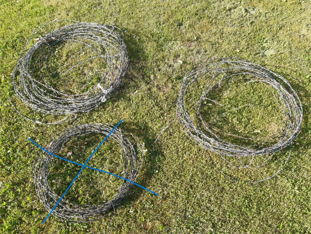 Prodám ostnatý drát okolo 30-40m