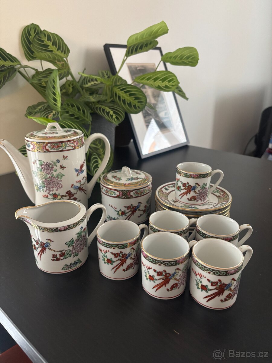Čínský porcelán - komplet sada čajový servis
