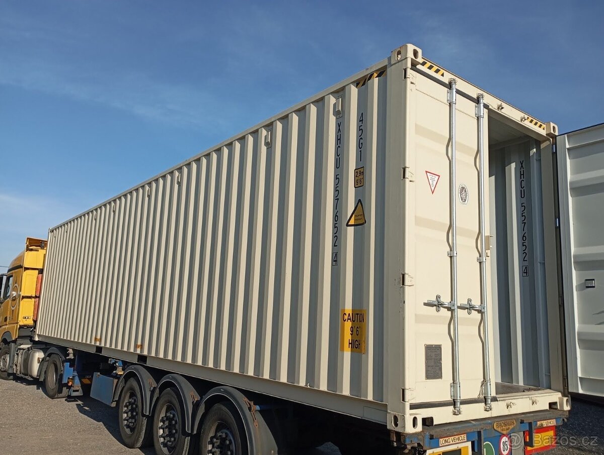 Lodní kontejner 12m - 40HC nový -  s DOPRAVOU i zámkem
