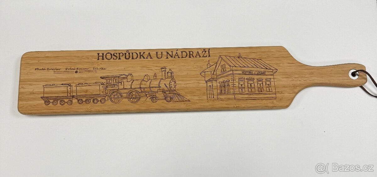 Ručně vypalované prkénko