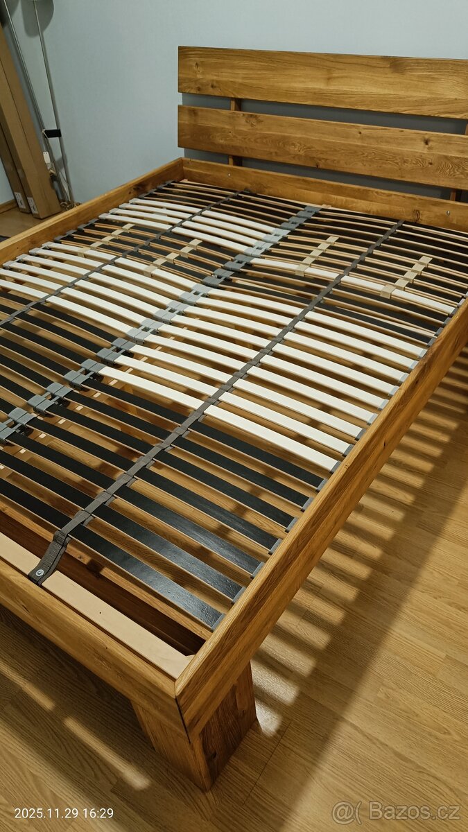 Dubová postel 160x200cm