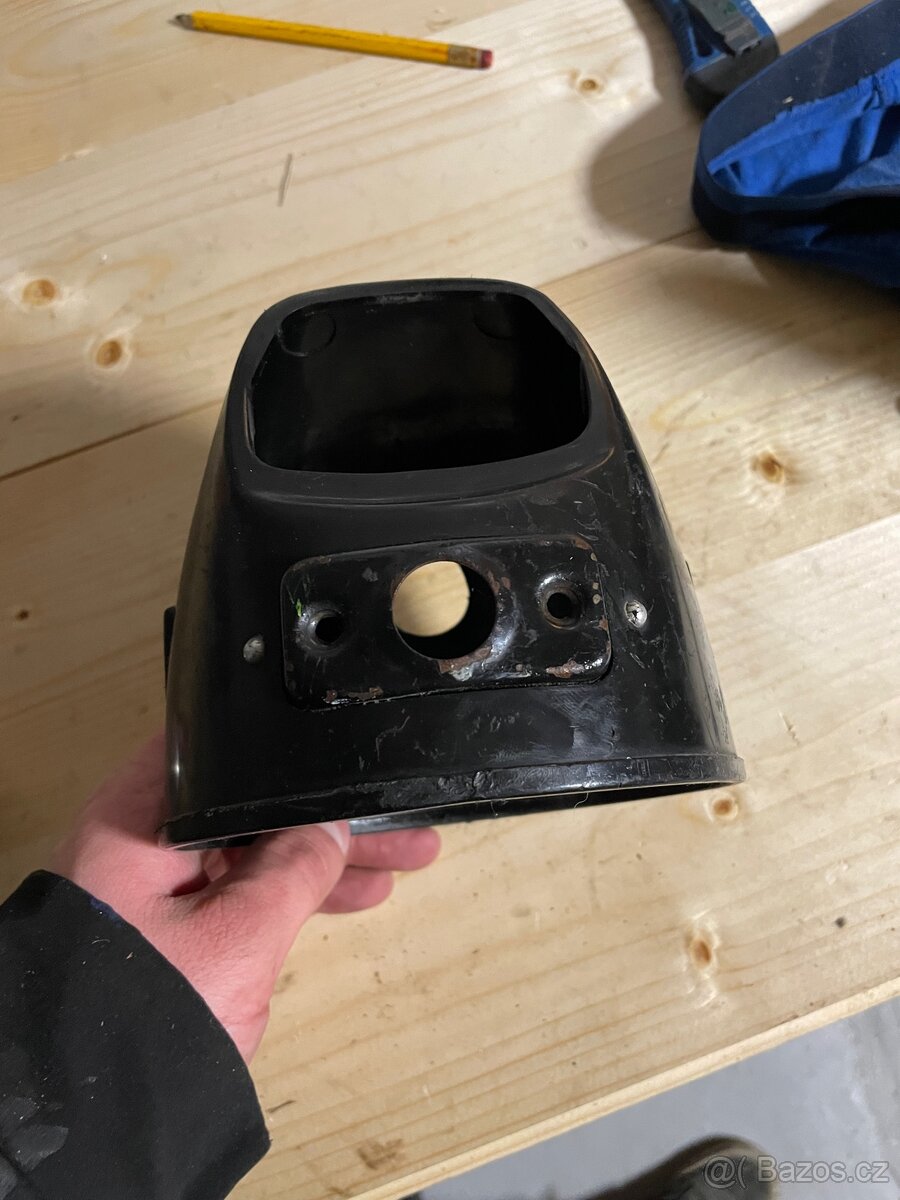 Hrnec světla, přední světlo Jawa 23 A mustang