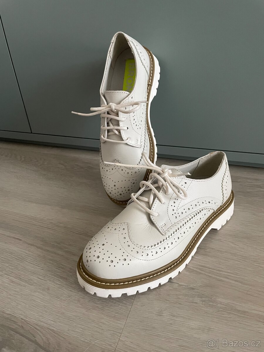 Kožené oxfordy Bronx, vel. 38