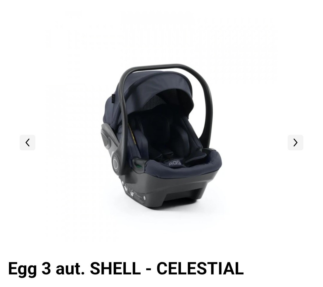 Autosedačka EGG 3 s isofix základnou