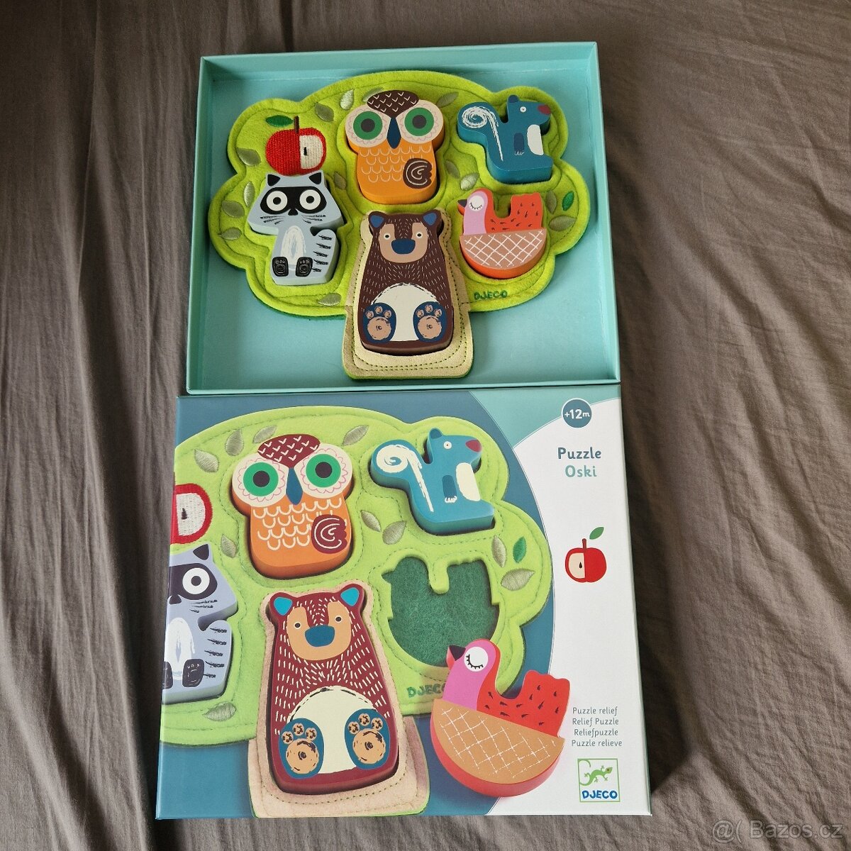 DJECO Vkládací puzzle Oski