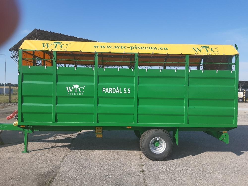 Traktorový přepravník zvířat Pardál 5,5