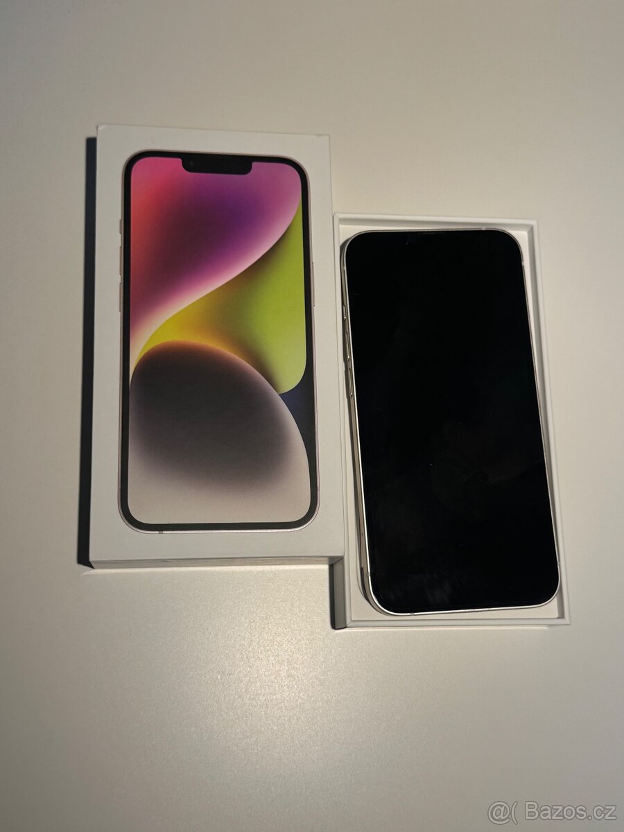 IPhone 14 bílý 128gb v záruce