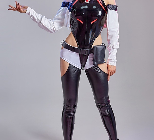 latex cosplay Lucy