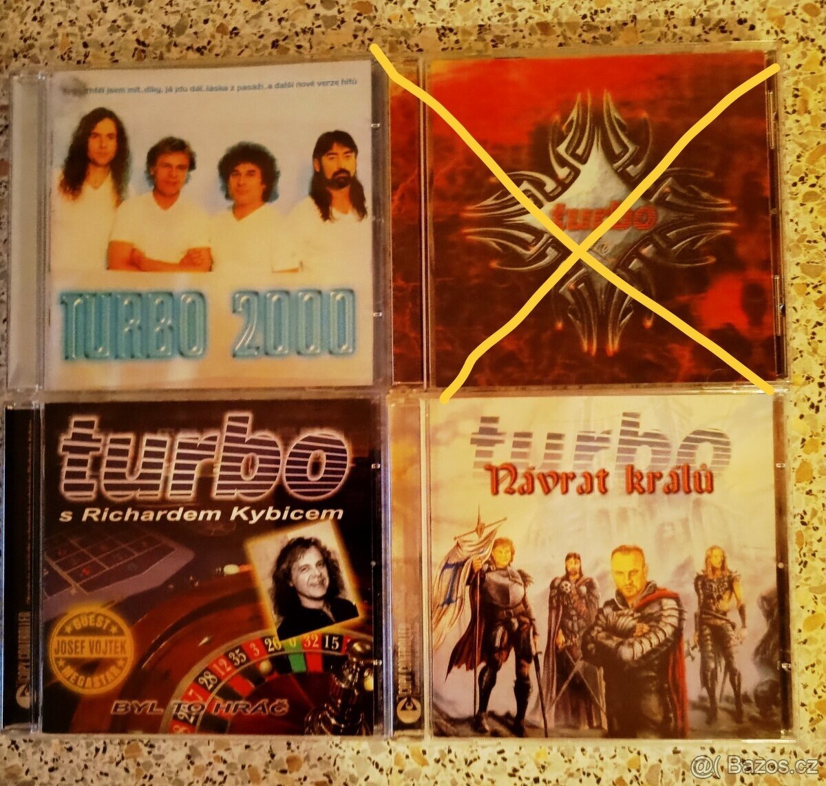 Prodám 3 x raritní CD TURBO